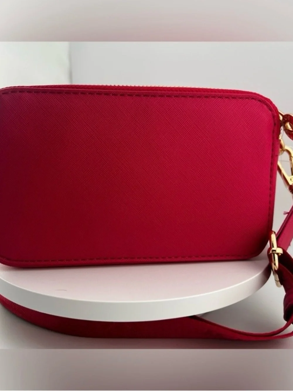 Valentino Orlandi Pink Studded Crossbody Bag